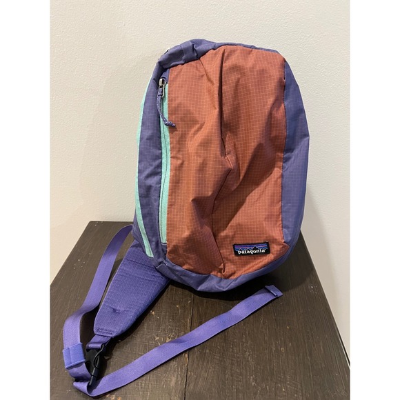 Patagonia Handbags - Patagonia Atom Sling 8L Backpack Bag Purple Orange Ripstop 48262 One Size